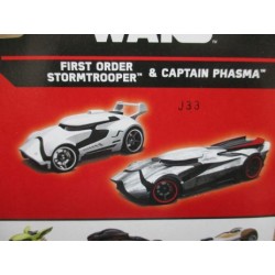 H.W. STAR WARS "FIRST ORDER STORMTROOPER & CAPTAIN PHASMA"