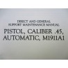 MANUEL TECHNIQUE PISTOL Cal.45 AUTOMATIC M1911A1 (JUNE 1964)
