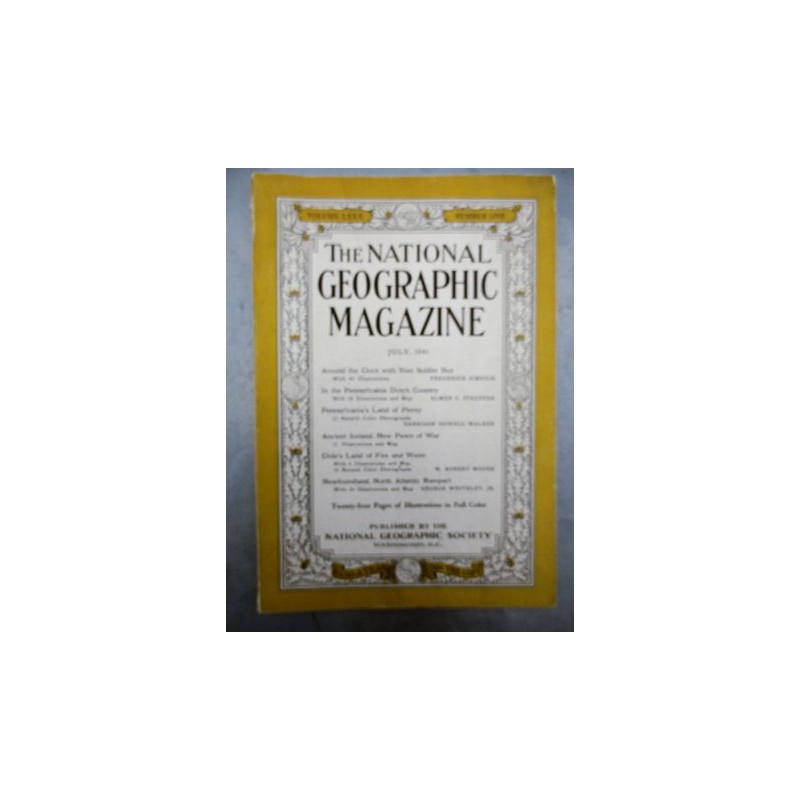 THE NATIONAL GEOGRAPHIC MAGAZINE JULY 1941