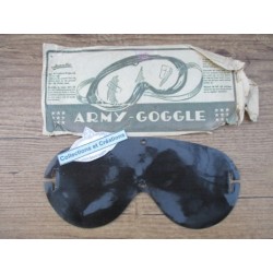 ECRAN DE LUNETTES ARMY GOGGLE GREEN  US WW2