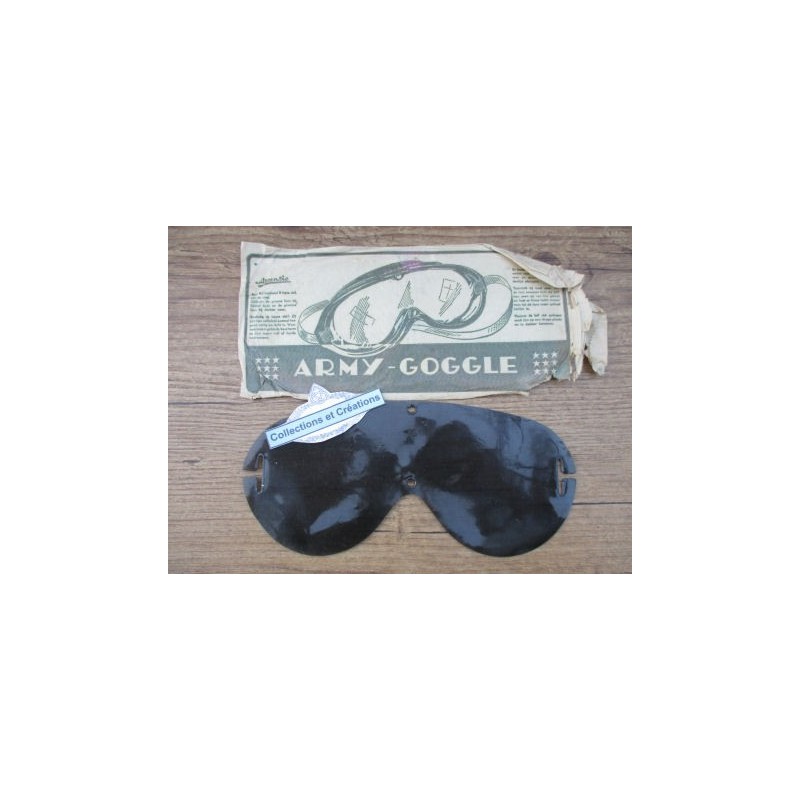 ECRAN DE LUNETTES ARMY GOGGLE GREEN  US WW2
