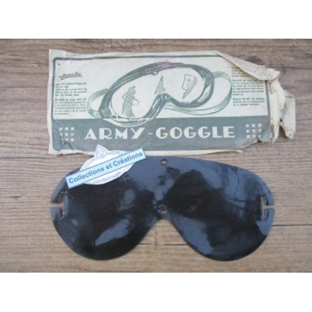 ECRAN DE LUNETTES ARMY GOGGLE GREEN  US WW2