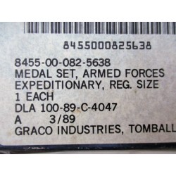 MEDAILLE ARMED FORCES EXPEDITIONARY 1989