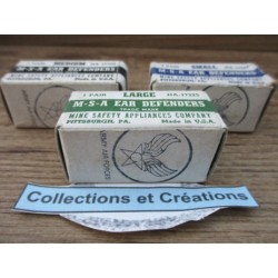 LOT 3 BOITES BOUCHONS OREILLES  USSAF 1941