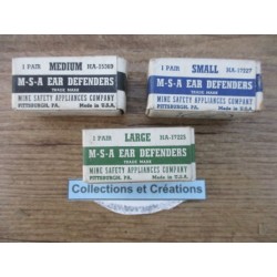 LOT 3 BOITES BOUCHONS OREILLES  USSAF 1941