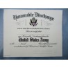 CERTIFICAT HONORABLE DISCHARGE (1950)