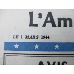 TRACT L'AMERIQUE EN GUERRE  1 MARS 1944 N°91
