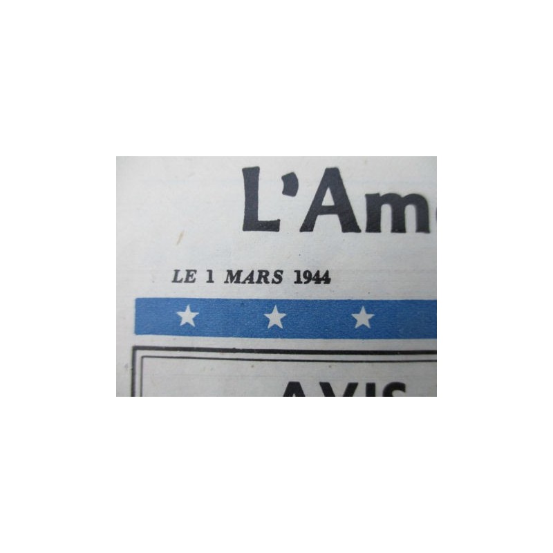 TRACT L'AMERIQUE EN GUERRE  1 MARS 1944 N°91