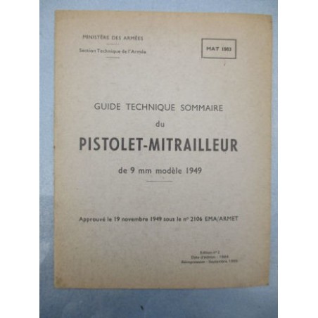 GUIDE TECHNIQUE PM MAT49 SEPT.1965