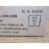 AMPOULE US NAVY 1944