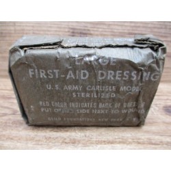 LARGE FIRST AID DRESSING WW2 (MARRON)