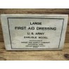 LARGE FIRST AID DRESSING PARAFFINE WW2