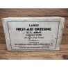 LARGE FIRST AID DRESSING PARAFFINE WW2
