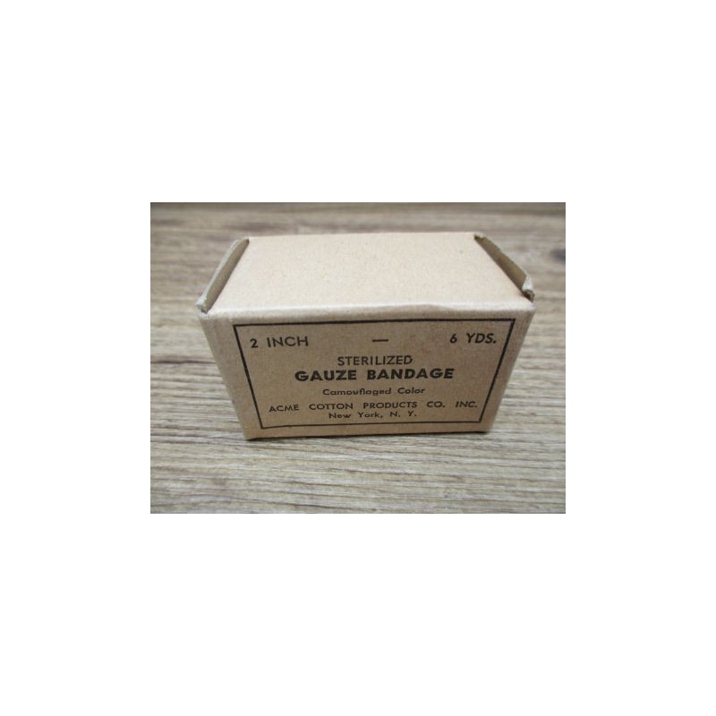 GAUZE BANDAGE 2inchx6yds 1944