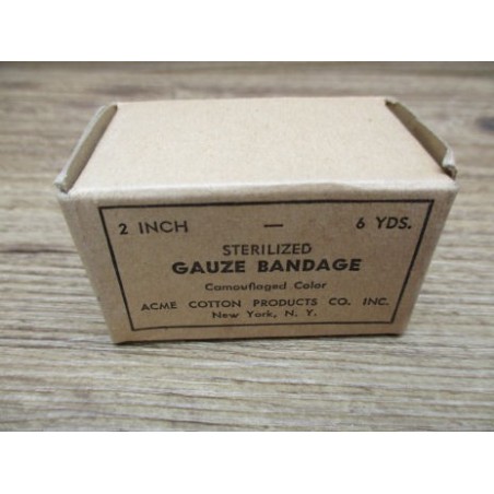 GAUZE BANDAGE 2inchx6yds 1944