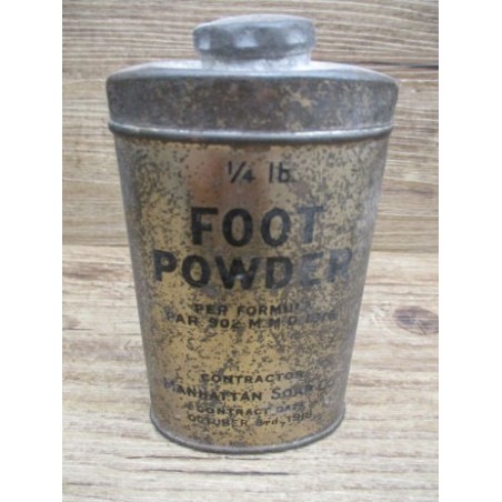 FOOT POWDER US 1918