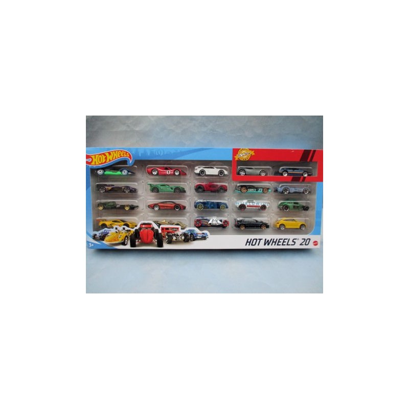H.W. COFFRET 20 VOITURES 1/64