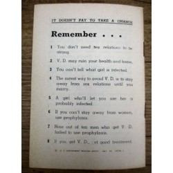 SEX HYGIENE AND VENEREAL DISEASE 1942