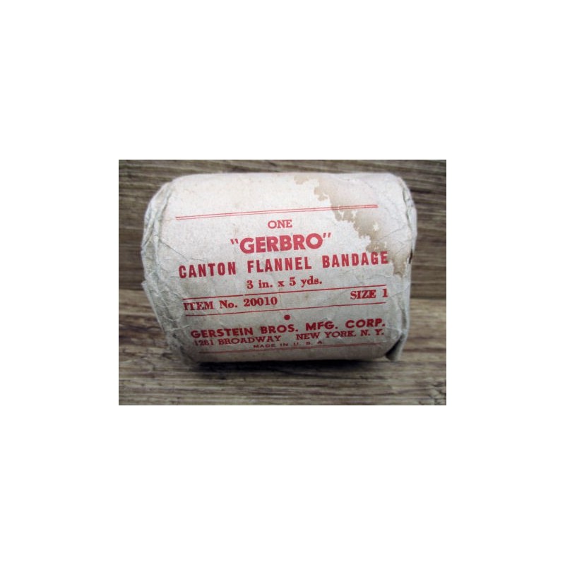 PANSEMENT FLANELLE ROUGE 3inchX5yards US WW2