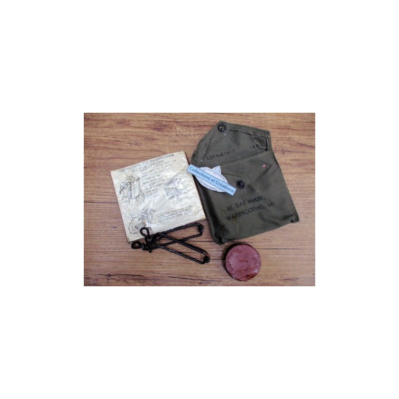 KIT GAS MASK WATERPROOFING M1 WW2