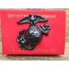 INSIGNE NOIR CHAPEAU USMC