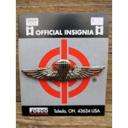 BADGE PARA. USMC ARGENT