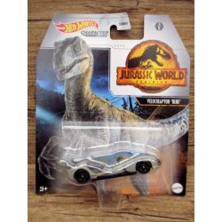 H.W. JURASSIC WORLD VELOCIRAPTOR BLUE 3/6