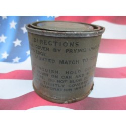 GRAND MODELE BOITE ALCOOL GELIFIER US WW2