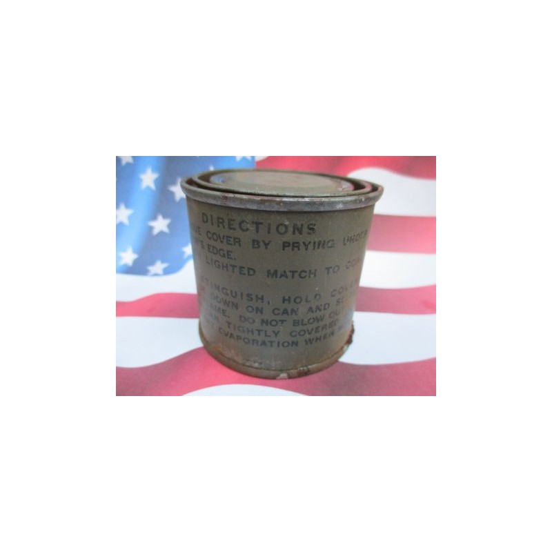 GRAND MODELE BOITE ALCOOL GELIFIER US WW2