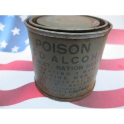 GRAND MODELE BOITE ALCOOL GELIFIER US WW2